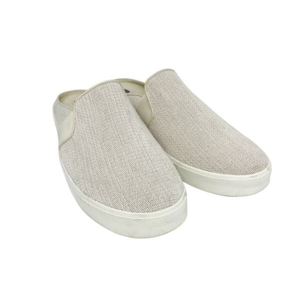 Vince Women's Blair Slide Sneaker Mule Linen Cream Size 12